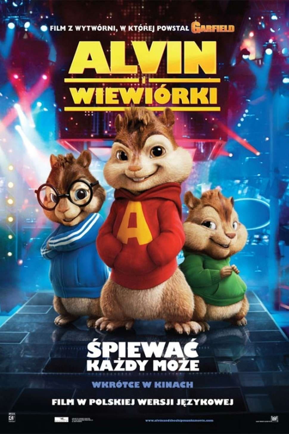 Oglądaj Alvin i wiewiórki