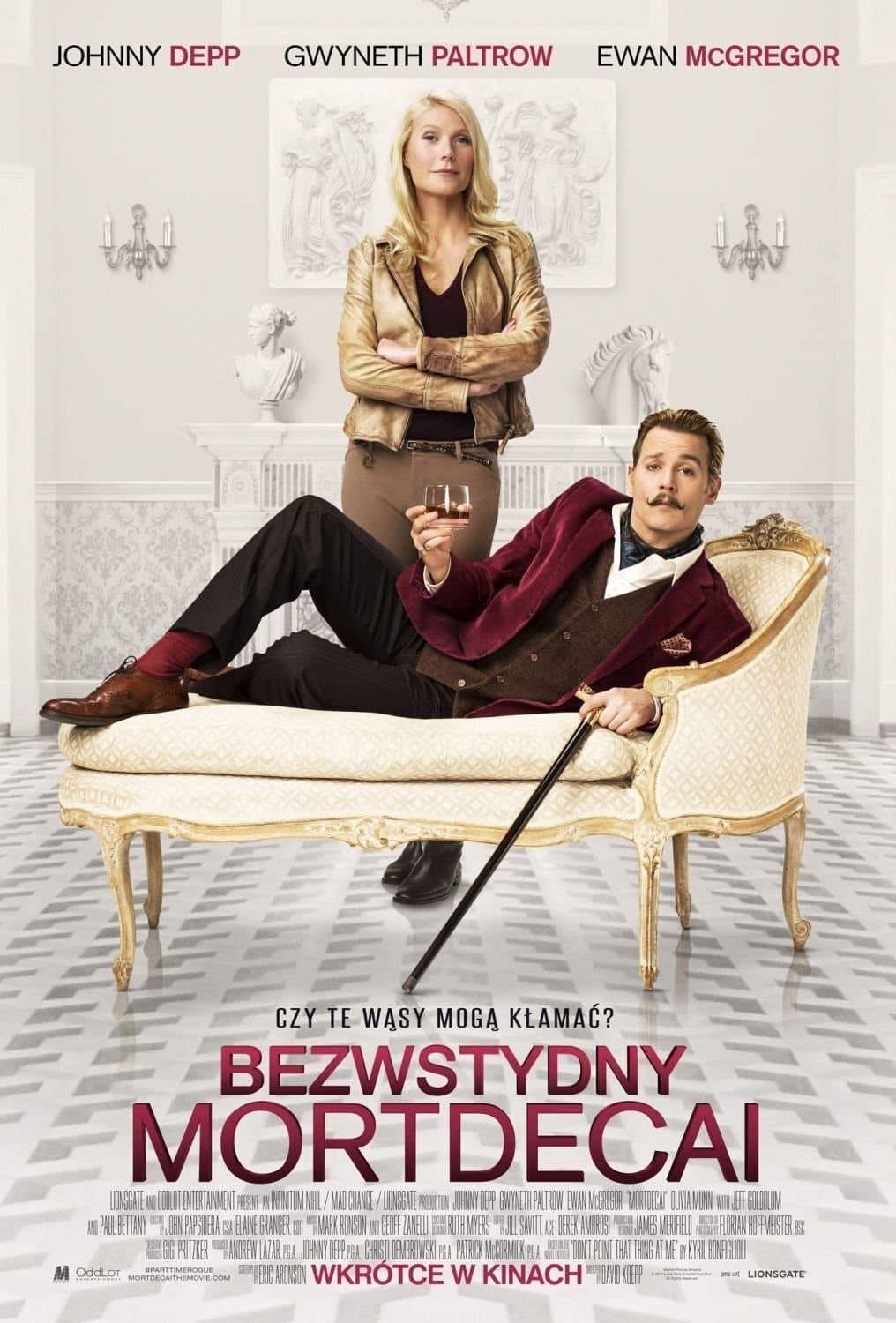 Oglądaj Bezwstydny Mortdecai