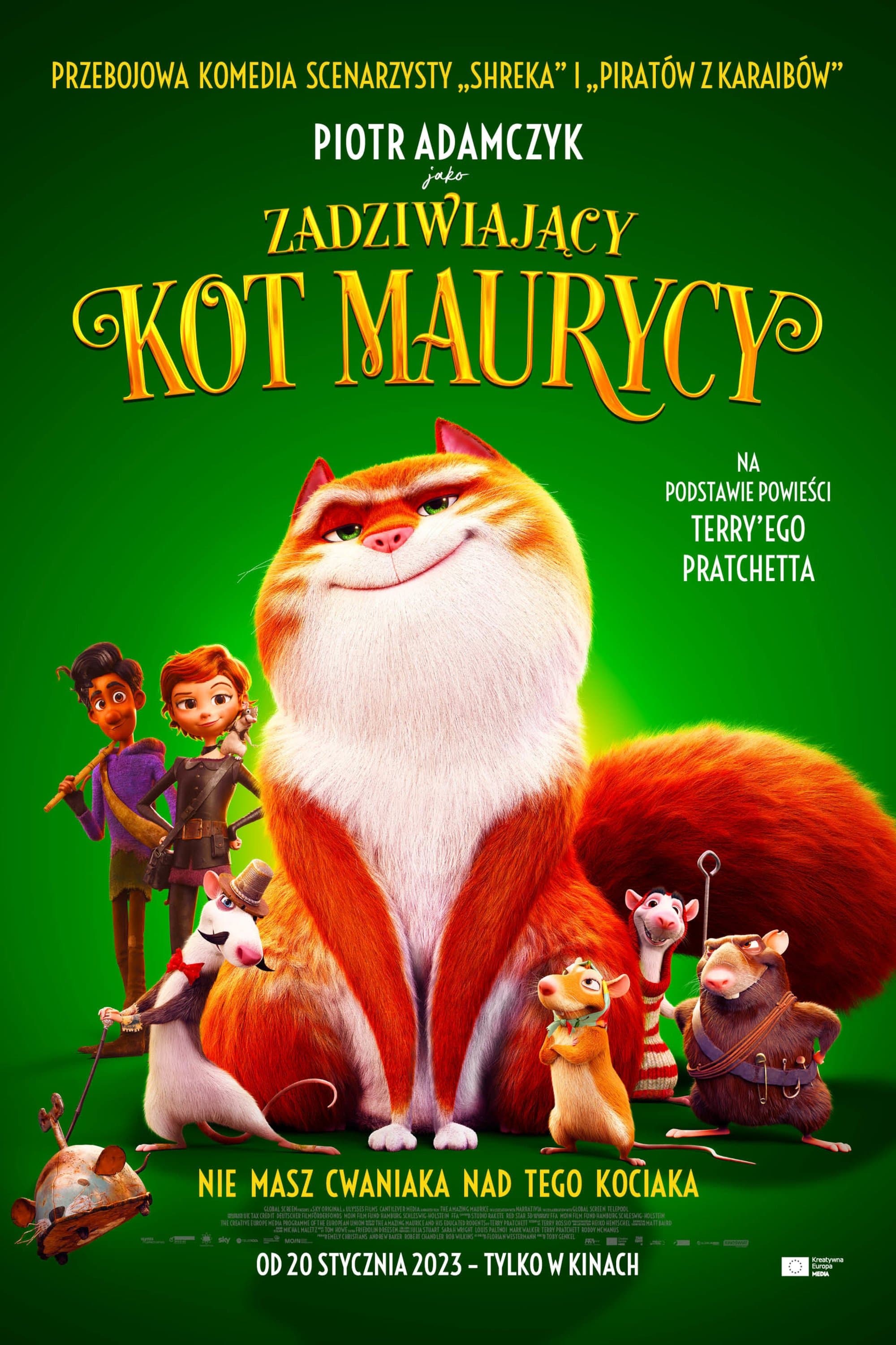 Oglądaj Zadziwiający kot Maurycy