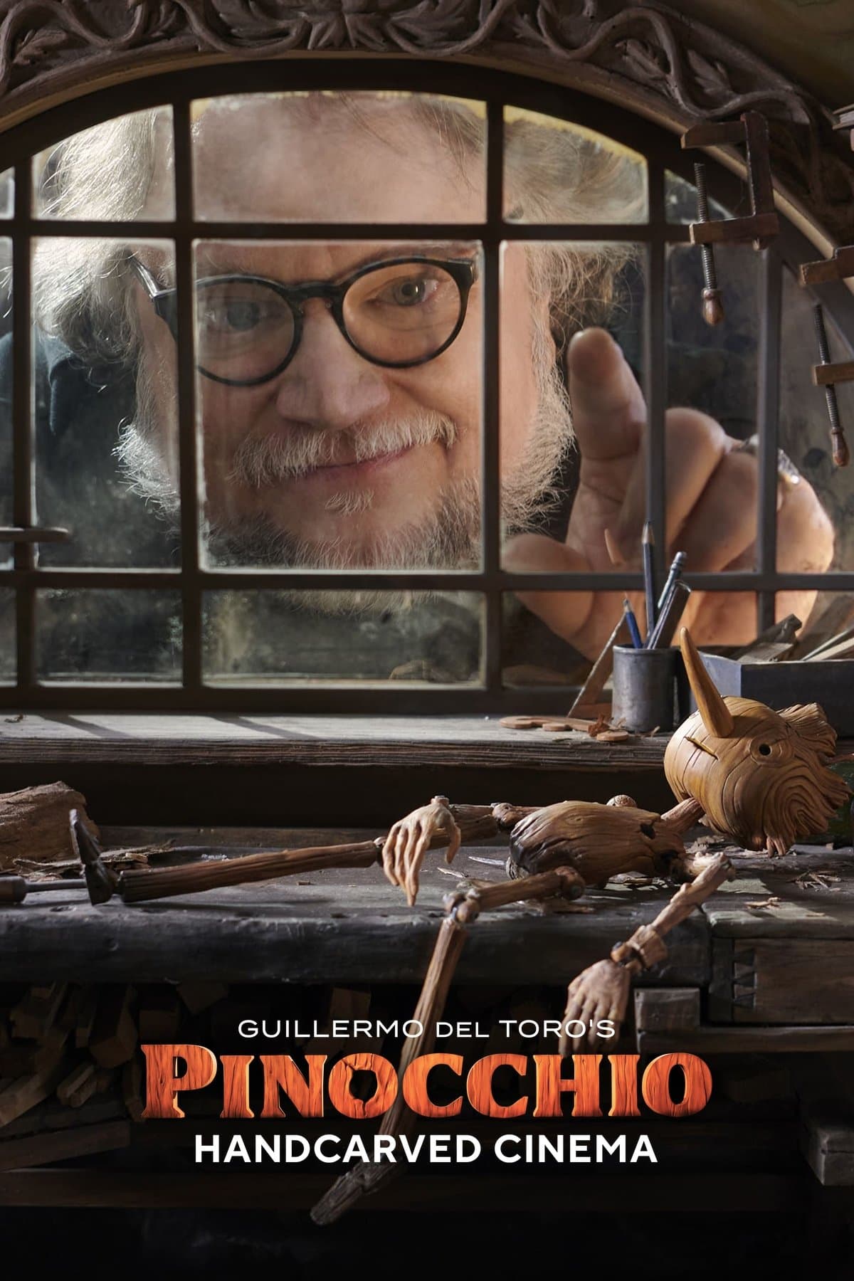 Oglądaj Guillermo del Toro: Pinokio — film rzeźbiony w drewnie