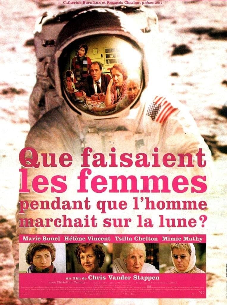 Plakat Que faisaient les femmes pendant que l'homme marchait sur la lune?